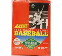 Puntuación 1992 Major League Baseball Cards Serie 2