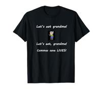 Puntuación y gramática Divertida en inglés Commas Saves Lives Camiseta