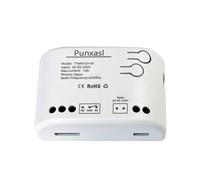 Punxasl Zigbee3.0 Smart Relay Switch, 5V/220V Garage Door Opener Compatible with Sonoff Zigbee Bridge/Tuya Hub/Samsung SmartThings Hub and Amazon Echo Directly