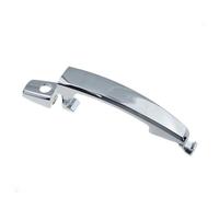 Punxdda Auto Tirador puerta exterior Para Chevrolet Para Captiva Para Sport 2007-2015 Para Aveo 2007-2011 Manija Puerta Exterior Cromada Delantera Trasera Izquierda Derecha(Front X1 1 HOLE)