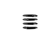 Punxdda Auto Tirador puerta exterior Para Genesis Para G80 Para DH 2015-2020 Marco Manija Puerta Exterior Cubierta Cuenco Embellecedor Accesorios Exteriores Coche(Negro)