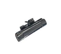 Punxdda Auto Tirador puerta exterior Para Isuzu Para SUV D-Max 2012-2016 Orificio Para Llave O Sin Orificio Manija Puerta Trasera Cromada Lisa(No hole)