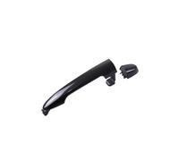 Punxdda Auto Tirador puerta exterior Para Kia Para Carens 2007-2012 Manija De Puerta Exterior Negra(Rear right)