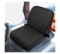 Punxdda Fundas Asiento Funda Asiento para Carretilla Elevadora Excavadora Vehículo Ingeniería Vehículo Agrícola Alfombrilla Felpa Corta Y Cálida Universal Funda Coche Asientos(Style B - Black)