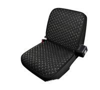 Punxdda Fundas Asiento Funda Asiento para Carretilla Elevadora Excavadora Vehículo Ingeniería Vehículo Agrícola Alfombrilla Felpa Corta Y Cálida Universal Funda Coche Asientos(Style A - Black)