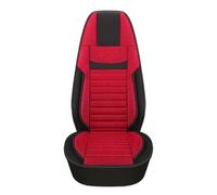 Punxdda Fundas Asiento Funda Cojín para Asiento Coche para Scania para Volvo para Benz DAF IVECO Hino Tatra Iveco Kenworth Peterbilt Freightliner Camión Autobús Funda Coche Asientos(Style B - Red)