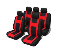Punxdda Fundas Asiento Fundas para Asientos Coche Decoración Completa para Asientos Repuestos Internos para Automóviles Protección Interior del Automóvil Funda Coche Asientos(Red)