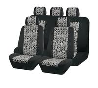 Punxdda Fundas Asiento Juego Completo Fundas Universales para Asientos Coche Compatibles con Airbag para Coche SUV Y Camión. Funda Coche Asientos(5 Seat)