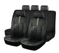 Punxdda Fundas Asiento Juego Fundas Universales para Asientos Coche Deportivas Y Unisex Aptas para La Mayoría Coches SUV Camiones Y Interiores Automóviles Funda Coche Asientos(Gray 9 pcs)