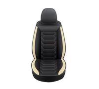Punxdda Fundas Asiento para Benz para W204 W205 W203 Fundas Universales Asientos Coche Juego Completo Fundas Cuero Artificial Funda Coche Asientos(Black Yellow A 5 Seat)