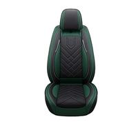 Punxdda Fundas Asiento para BMW para Serie 3 E46 E90 E93 F30 F31 F34 F35 G20 G21 G28 Funda Asiento Coche Cuero PU Universal Funda Coche Asientos(Black Green A 5 Seat)