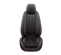 Punxdda Fundas Asiento para BMW para Serie 3 E46 E90 E93 F30 F31 F34 F35 G20 G21 G28 Funda Asiento Coche Cuero PU Universal Funda Coche Asientos(Black A Coffee 5 Seat)