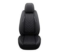 Punxdda Fundas Asiento para BMW para Serie 5 F10 F11 G30 G31 E39 E60 E61 F07 F18 G38 G60 Funda Asiento Coche Cuero PU Universal Funda Coche Asientos(Black 1 Seat)