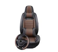 Punxdda Fundas Asiento para BMW para X5 E87 E87 para X1 F48 para X2 para X3 para X4 para X6 para X7 para M3 para M4 para M5 Funda Asiento Coche Cobertura Completa Funda Coche Asientos(Coffee 5 Seat)