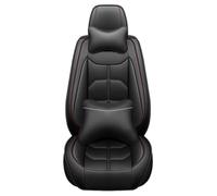 Punxdda Fundas Asiento para BMW para X5 E87 para X1 para X2 para X3 para X4 para X6 para X7 para M3 para M4 para M5 Funda Universal Asiento Coche Protector Asiento Funda Coche Asientos(Black 5 Seat)