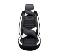 Punxdda Fundas Asiento para Chevrolet para Cruze para Blazer Captiva para Camaro Aveo para Malibu para Equinox Funda Asiento Coche Estilo Universal Funda Coche Asientos(Black A White 5 Seat)