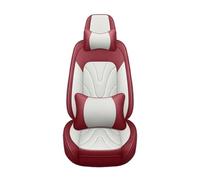 Punxdda Fundas Asiento para FX35 ESQ JX35 M25 M35 QX50 QX56 Q50 QX60 QX70 Q60 G35 Funda Asiento Coche Cobertura Completa Funda Coche Asientos(Red White 5 Seat)