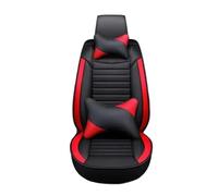 Punxdda Fundas Asiento para Geely para Geometry C para Atlas para Coolray para Emgrand EC7 para Tugella Todos Los Modelos Funda Asiento Coche Estilo Universal Funda Coche Asientos(Black Red A 5 Seat)