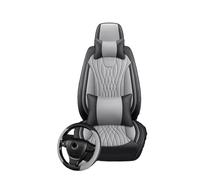 Punxdda Fundas Asiento para Geely para Geometry C para Atlas para Coolray para Emgrand EC7 para Tugella Todos Los Modelos Funda Asiento Coche Cobertura Completa Funda Coche Asientos(Gray 5 Seat)