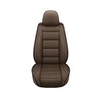 Punxdda Fundas Asiento para Jaguar para XF F-Pace E-Pace I-Pace X-Type XE XJ XK Funda Asiento Coche Lino Cobertura Total Estilo Universal Funda Coche Asientos(Coffee A 5 Seat)