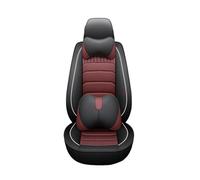 Punxdda Fundas Asiento para Jaguar para XF F-Pace E-Pace I-Pace X-Type XE XJ XK Funda Asiento Coche Cobertura Total 3D Funda Coche Asientos(Wine Red Pillow)