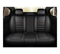 Punxdda Fundas Asiento para Mitsubishi para Outlander ASX Eclipse Lancer Pajero Sport Zinger Galant Triton Funda Asiento Coche Cobertura Total 3D Funda Coche Asientos(Black Only Back Row)