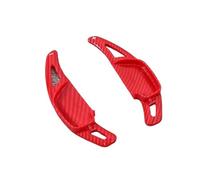 Punxdda Paleta De Cambio De Coche Para Toyota Para Mark X Para Levin Para Camry Para Corolla Para Zelas Para RAV4 Para Nova Para Fortuner 2 Uds ABS Paleta Cambio(Carbon Red)