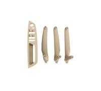 Punxdda Tirador Puerta del Coche Para BMW Para X5 Para X6 E70 E71 2007-2013 Juego De 4 Piezas De Manija De Puerta Interior Kit Piezas Repuesto(LHD Model B Beige)