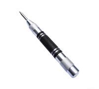 Punzón central automático con resorte con presión ajustable y aguja de perforación, para crear marcas precisas sin martillo