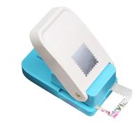 Punzón de sello - Herramienta de palanca de forma festoneada, sellos rectangulares en forma de abanico, accesorio de bricolaje de papel versátil y duradero | Para álbumes de recortes, bricolaje