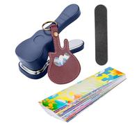 Punzón decorativo para guitarra, colorido y decorativo, púas de bajo, para músicos, novios, niños, adolescentes, cumpleaños, manualidades, fiestas, escuela