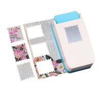 Punzonado de papel: suministros de manualidades portátiles para uso pesado, cortador de papel con perforador rectangular cuadrado | En relieve que ahorra trabajo, herramientas de punzonado para