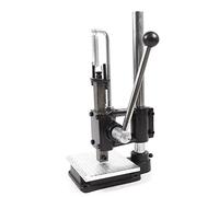 Punzonadora de agujeros de cuero, máquina de troquelado manual, cortadora de cuero con llave y portabrocas, herramienta de prensa de estampado DIY para perforar cuero, etc.