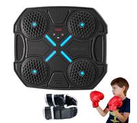 Punzonadora electrónica, entrenador de boxeo musical, máquina de boxeo musical inteligente con luz LED, pantalla inteligente para gimnasio en casa, fitness Mma, ideal para entrenamientos interactivos