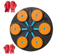 Punzonadora musical, objetivo de boxeo musical, entrenador de reflejos inteligente con luces LED de ritmo, diseño cómodo estable para gimnasio en casa, dormitorio, sala de estar, entrenamiento en el