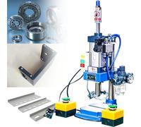 Punzonadora neumática de 200 kg/300 kg de presión, punzonadora vertical - Punzonadora neumática industrial de alta resistencia, prensa neumática de carrera de cilindro,DoubleButton-200KG