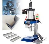 Punzonadora neumática de 200 kg/300 kg de presión, punzonadora vertical - Punzonadora neumática industrial de alta resistencia, prensa neumática de carrera de cilindro,Footswitch-200KG