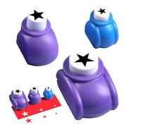 Punzones Para Manualidades Con Papel - Juego De Perforación Forma Corazón | Punzón De Estrellas - Para Niños Niñas Hogar Viajes Escuelas Guardería Cumpleaños