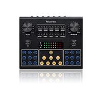 Puooifrty -C9 Tarjeta de Sonido Profesional Celular MicróFono Equipo en Tarjeta de Sonido Dedicada