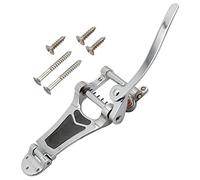 Puooifrty Cola de Puente de TréMolo de Guitarra para Guitarra EléCtrica LP Jazz B70 Mejor Plata