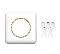 Puooifrty Mini impresora térmica de etiquetas, manual de notas, impresora fotográfica, impresora portátil, impresora autoadhesiva con papel térmico