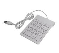 Puooifrty Mini teclado numérico con cable USB, teclado numérico de 18 teclas, teclado digital para contador, portátil, , Android, tabletas, PC ()