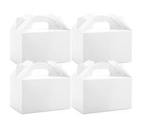 Puooifrty Paquete de 48 cajas de regalo de papel a dos aguas para fiesta de cumpleaños, ducha, 6 x 3.5 x 3.5 pulgadas, color