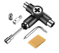 Puooifrty Skate Tool All-In-One - Herramienta multifunción para monopatín con kit de