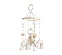 Puooifrty Tapiz de macramé arcoíris bohemio colgante de fondo de habitación arte de pared decoración del hogar decoraciones colgantes para sala de estar interior