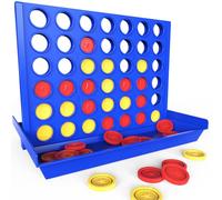 Pup Go 4 en Raya Grande para Niños de 3 Años, Juego de Mesa Clásico Estrategico para Familias, Ideal para Casa, Fiestas, Viajes, Campamentos, Juguete Educativo para 2 Jugadores