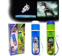 Pup Go Pack de 2 linternas y Proyectores Dinosaurios & Espacio Exterior, 6 Discos y 48 Imágenes, Juguetes para Niños 3+ Años, Planetas Sistema Solar, Dino Kit Científico Educativo para Niños y Niñas