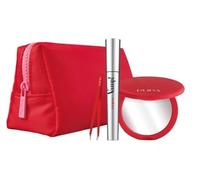 Pupa Estuche Vamp 100 Extra Black + pinza + espejo doble