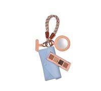 Pupa EveryWear-Paleta de 4 sombras de ojos Vamp! 002 Gold Bronze + cordón de muñeca, phone patch, espejo, porta paletas celeste