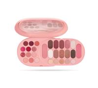 Pupa Make My Day Plus Blush, pintalabios, gloss, sombra de ojos, corrector e iluminador - 29 unidades para cara, ojos y labios, perfecto para el hogar o de viaje - 3 variantes de color (003 rosa